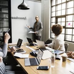 Group of diverse people having a business meeting Group of diverse people having a business meeting